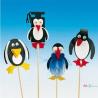 Hadecoup Decorations BC6264 - Pinguini (50 pcs) (1 Emb)