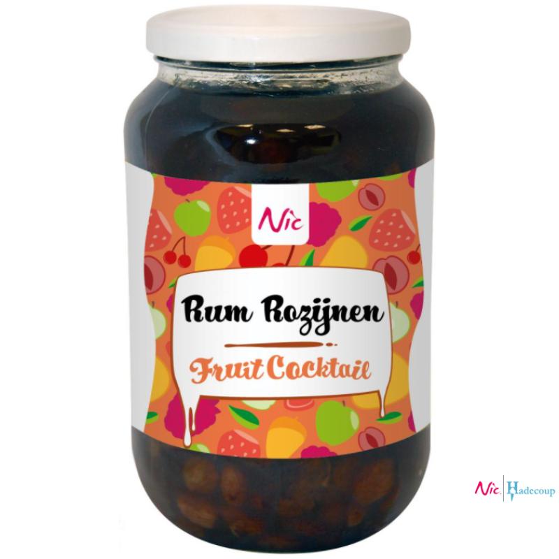 NIC Fruit Cocktail Rum-Rozijnen 6x1L (1 Verp)