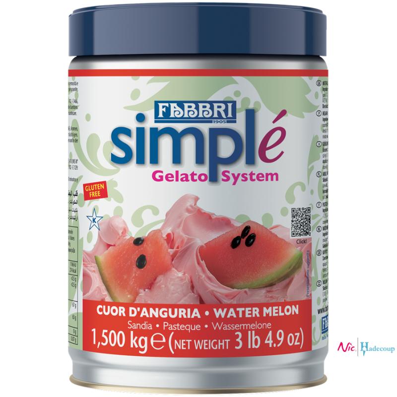 Fabbri Watermeloen - Angurai Simplé (1.5 Kg)