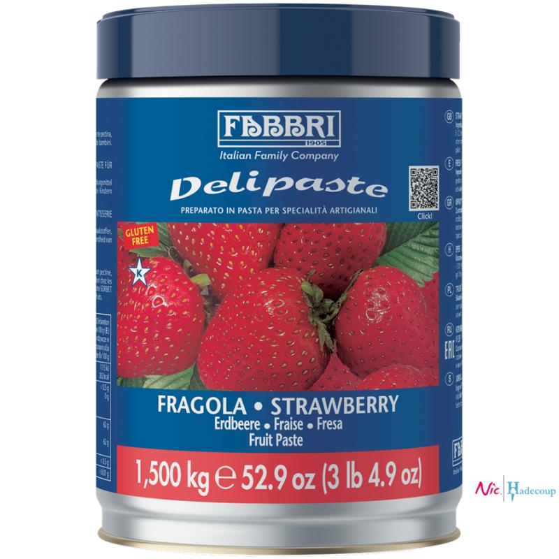 Fabbri Fraise pâte - Fragola (1.5 Kg)