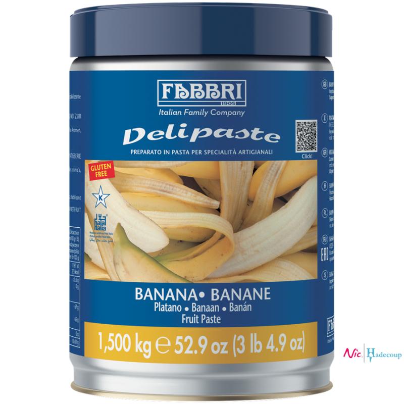 Fabbri Banane pâte - Banana (1.5 Kg)