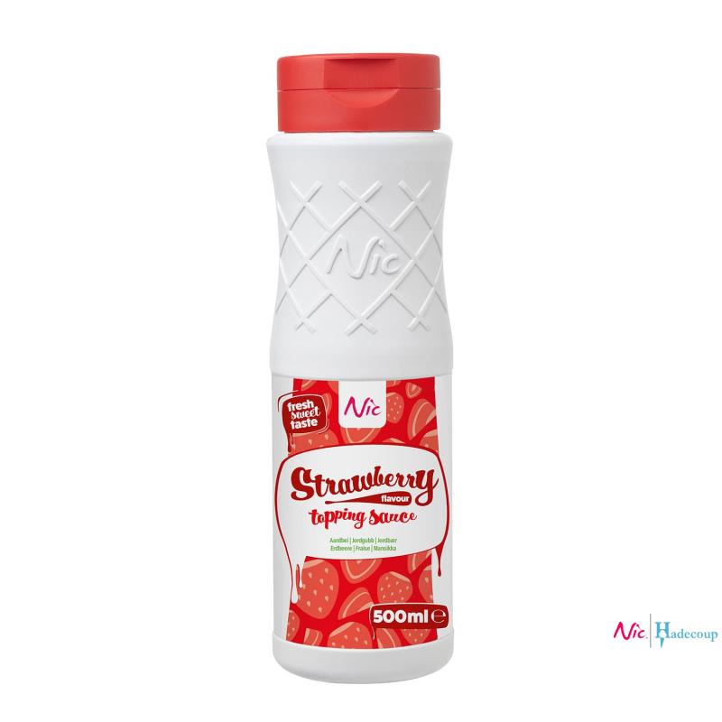 NIC Fraise - Strawberry topping (500ml) (1 Emb)