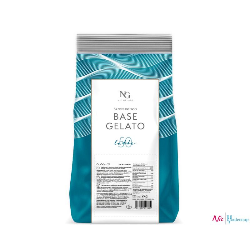 NIC Gelato Base à glace Base Vegana Completa (10 Kg)