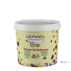 Leagel Pistache pâte - Pistacchio Mediterraneo 100% (3.5 Kg)