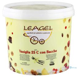 Leagel Vanille pasta - Vaniglia 25C con bacche (3.5 Kg)