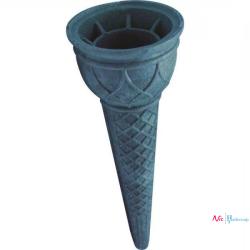 Hadecoup Ice Cream Cones Cornet soft Bleu - 50x125mm (140 pcs) (1 Emb)