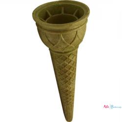 Hadecoup Ice Cream Cones Cornet soft Vert - 50x125mm (140 pcs) (1 Emb)