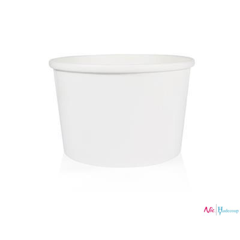 Medac Pot à glace blanc 1060 ml - M8 (400 Pc)