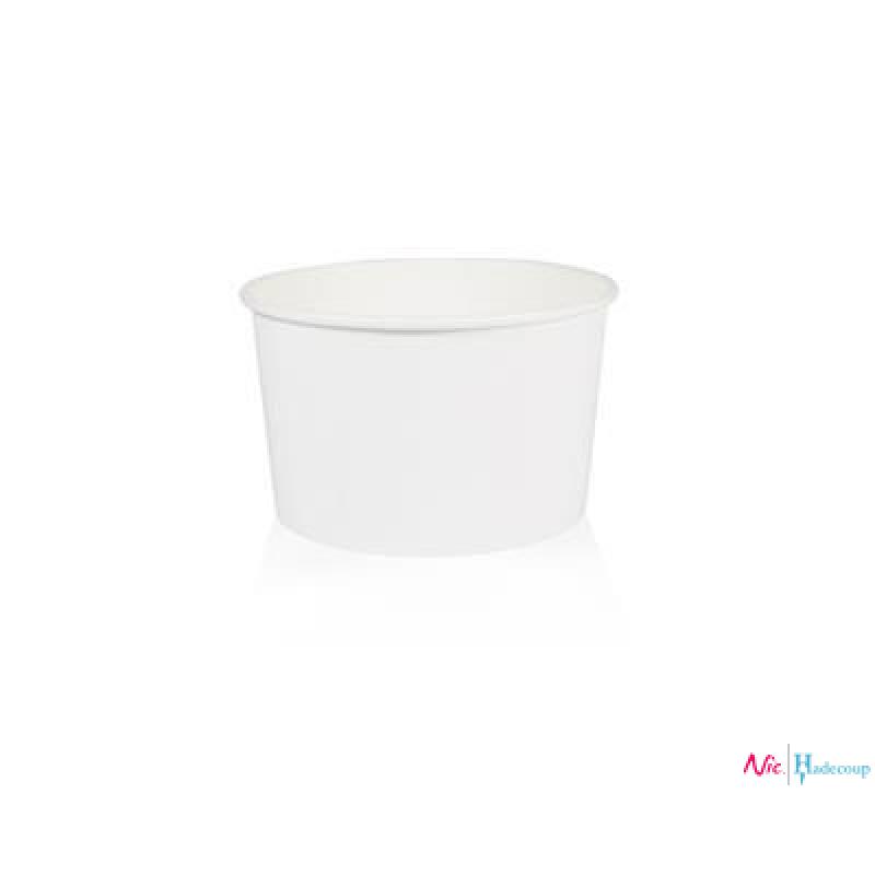 Medac Pot à glace blanc 366 ml - MD4 (1000 Pc)