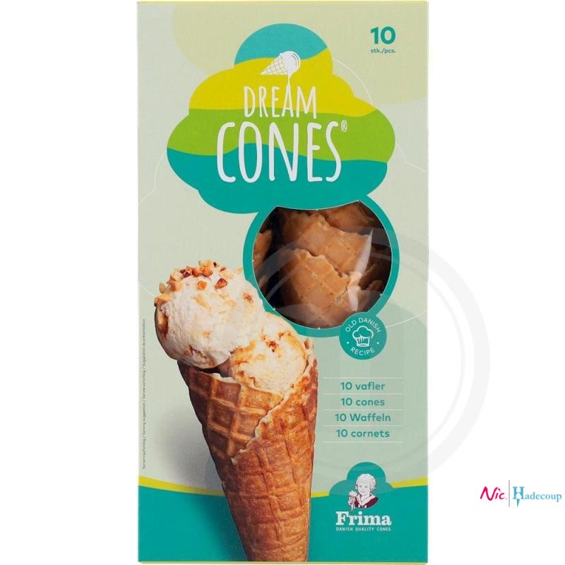 Hadecoup Ice Cream Cones Hoorntje Retail karton 12x10 stuks (1 Verp)