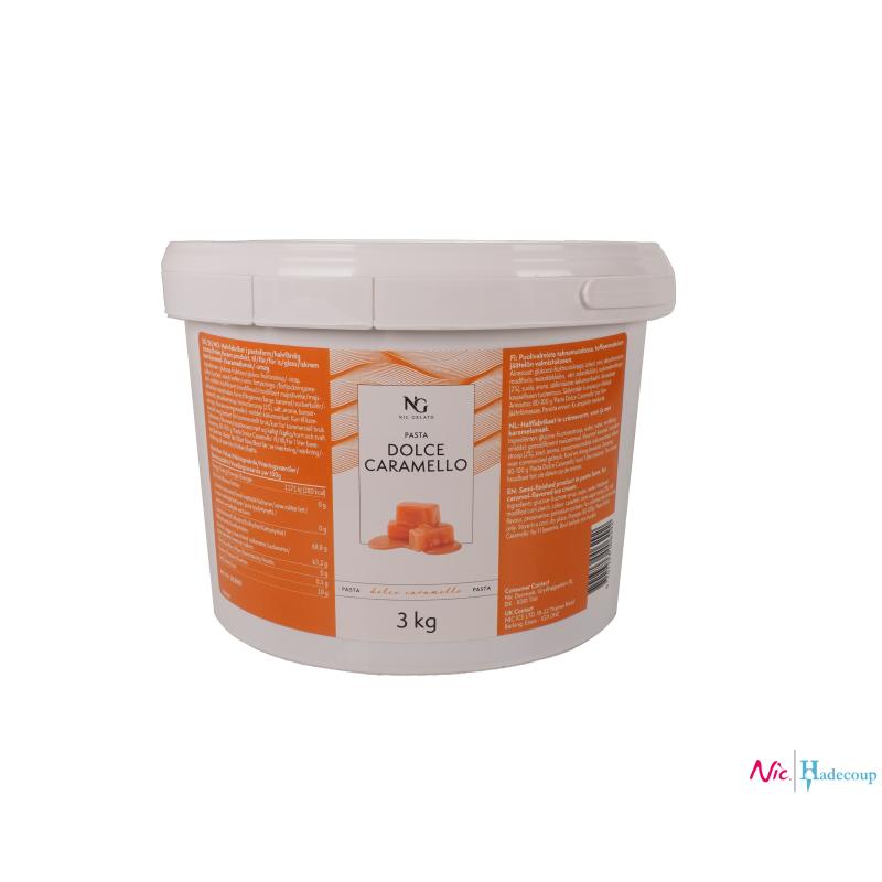 NIC Gelato Botercaramel pasta - Dolce Caramello (3 Kg)