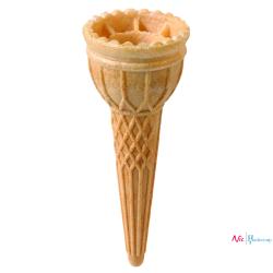 Hadecoup Ice Cream Cones Cornet Soft Bistro 53x138mm (400 pcs) (1 Emb)