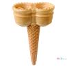 Hadecoup Ice Cream Cones Cornet soft Dubbel - 72x123mm (400 stuks) (1 Verp)