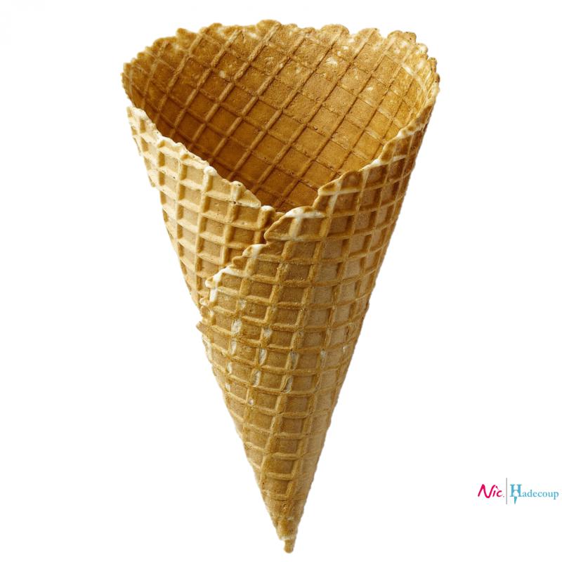 Hadecoup Ice Cream Cones Tivoli Mega Danish quality - 105x210mm (180 stuks) (1 Verp)