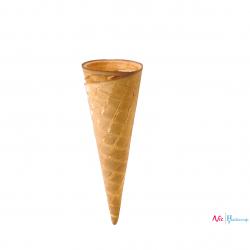 Hadecoup Ice Cream Cones Cornet Glutenfree 46x135mm (40 stuks) (1 Verp)