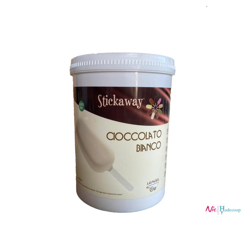 Leagel Chocolat Blanc - Cioccolato bianco Stickaway (1.2 Kg)