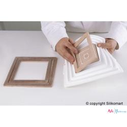 Silikomart ID02 SQUARE Insert Decor Torta flex (1 Pc)