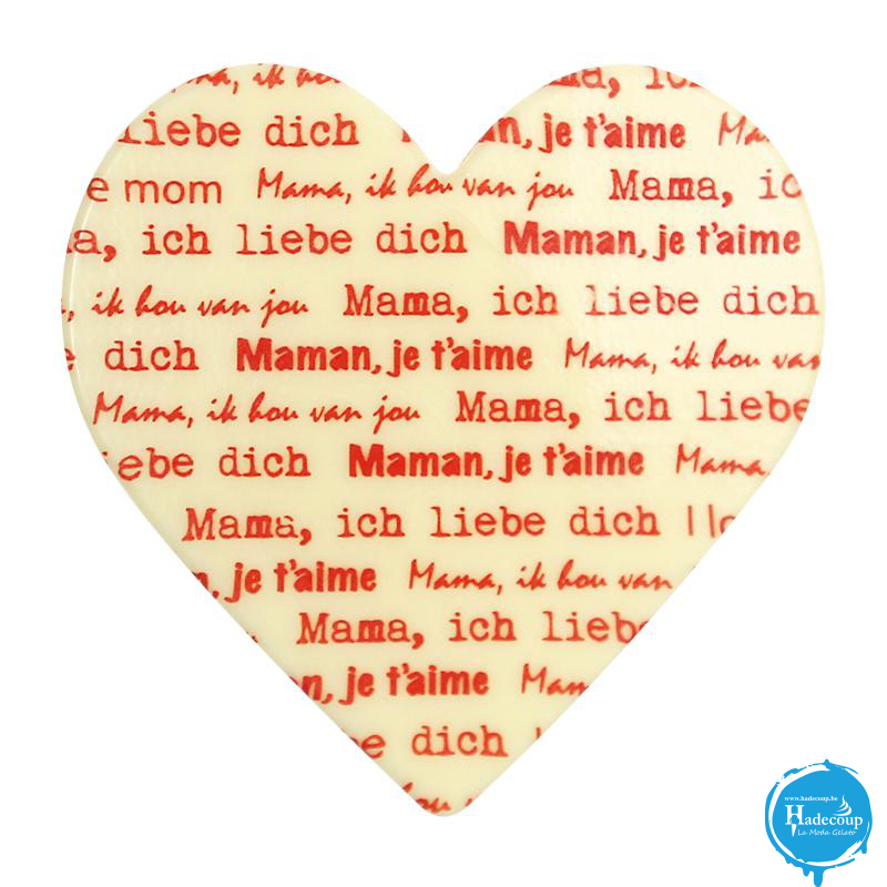 Leman Heart Mothers' Day 7,5 cm (30 stuks) (LM10765)