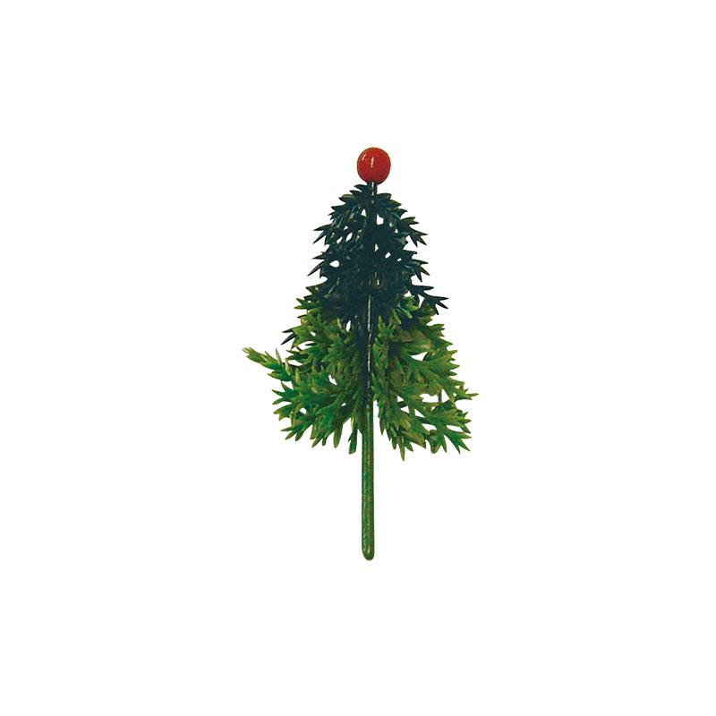 Cargill - Leman LM14800 - Christmas tree with red ball 6cm plastic (144 Pcs) (LM14800)