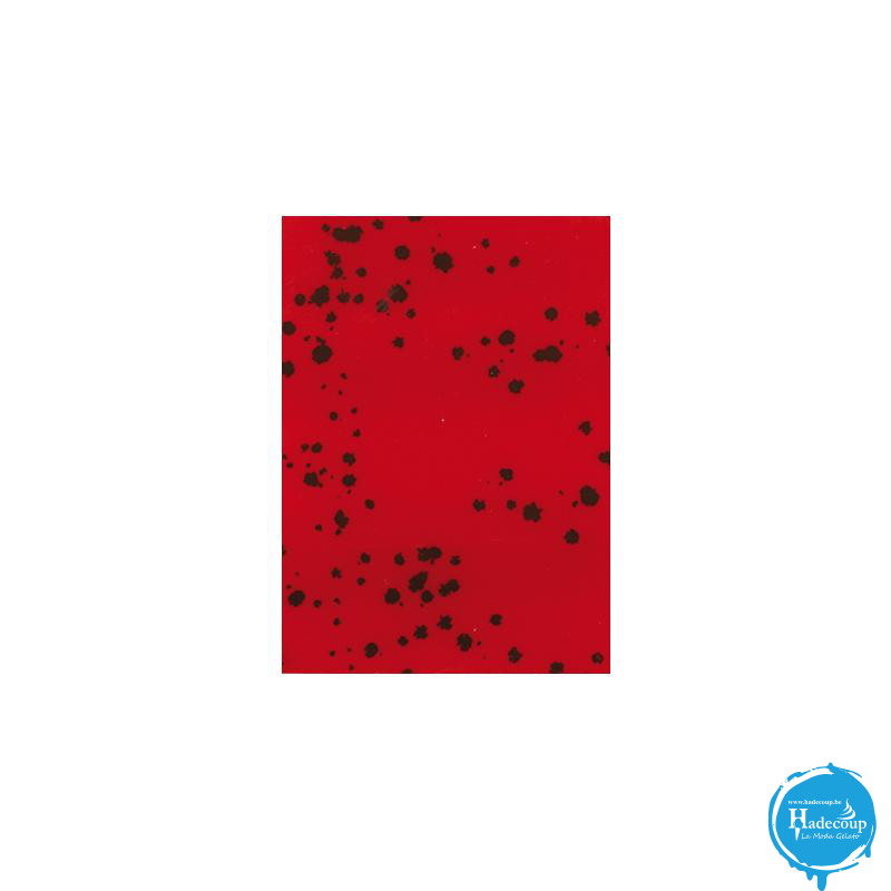 Leman Plate red spots 3,5x2,5 cm (315 stuks) (1 Verp)