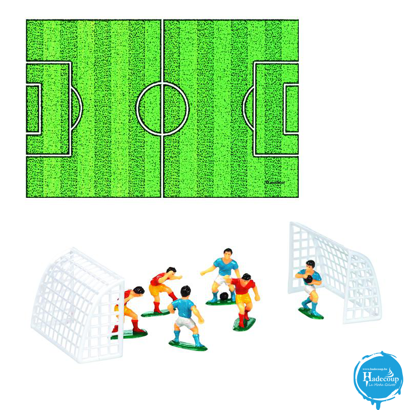 Leman 1x kit football pitch and players (1 pcs) (1 Emb)