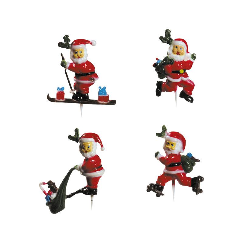 Cargill - Leman LM59872 - ass. of santa claus 3,1-4,3cm plastic (144 Pcs) (LM59872)