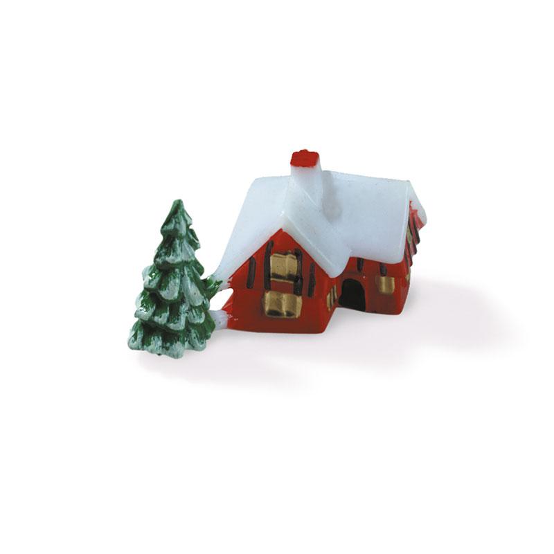 Cargill - Leman LM59891 - House with pine tree 3,6 cm (144 Pcs) (LM59891)