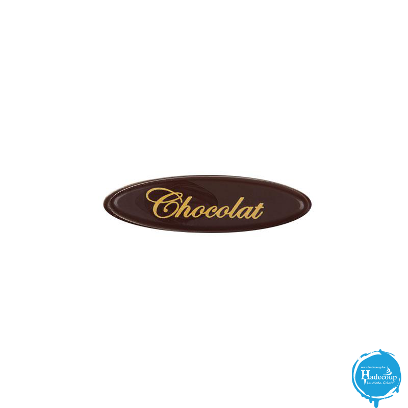 Leman Plate Chocolat 4,5x1,3 cm (300 pcs) (1 Emb)