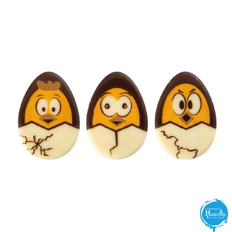Leman Egg funny chick 3,8x2,4 cm (160 pcs) (1 Emb)