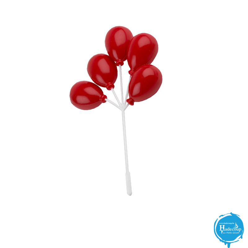 Leman Balloons red 9 cm (72 pcs) (1 Emb)