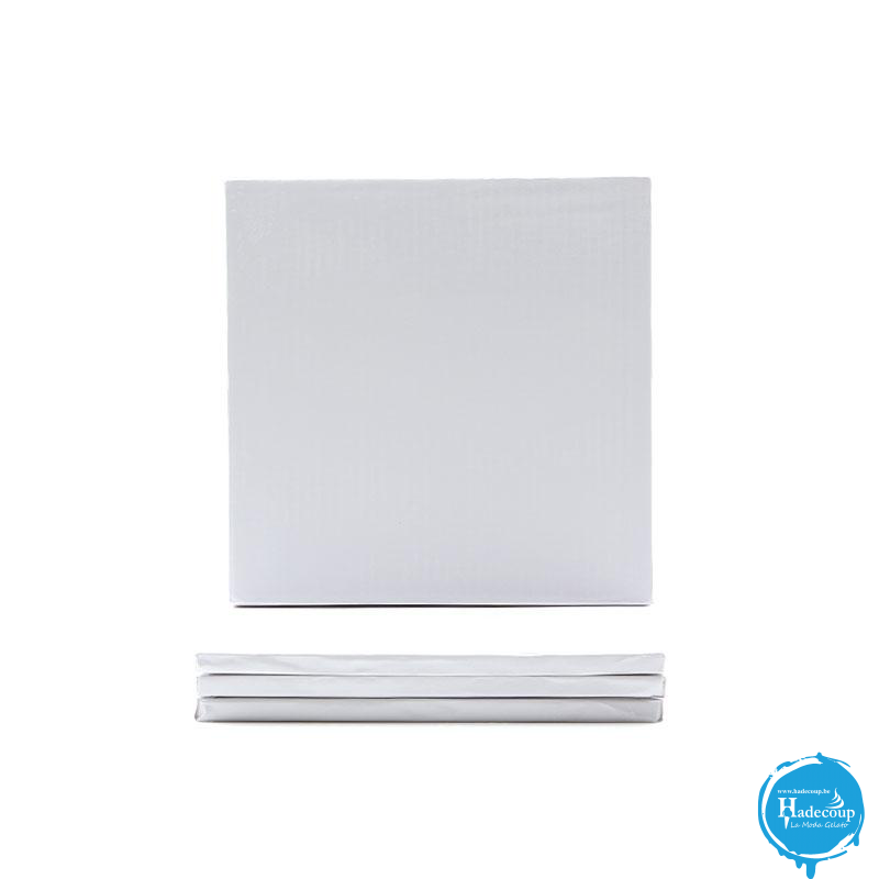 Leman cake plate white 35x35 cm cardboard (5 stuks) (LM30390)