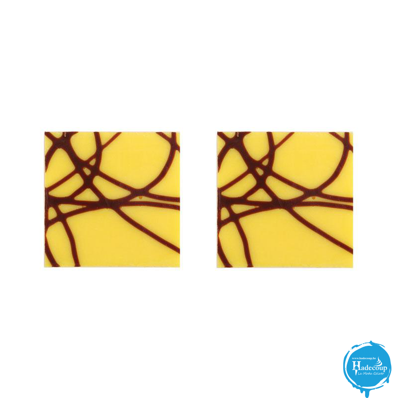 Cargill - Leman LM32092 - plate yellow with lines 3x3 cm (264 Pcs) (LM32092)