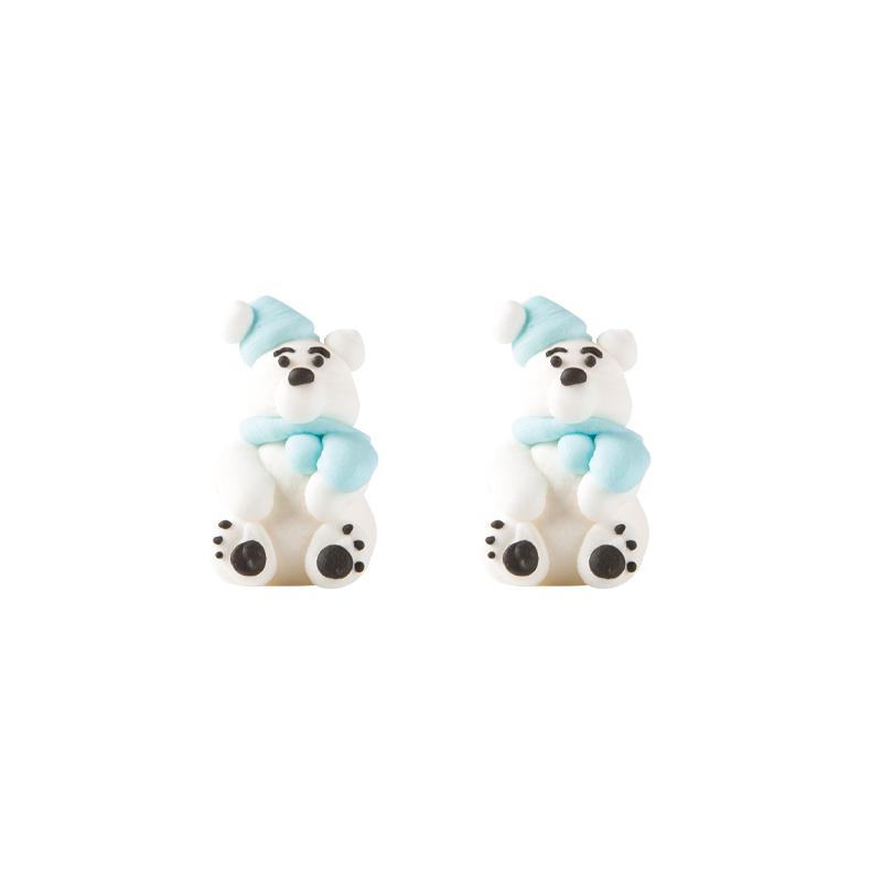 Cargill - Leman LM14130 - polar bear blue hat 4,5 cm (42 Pcs) (LM14130)