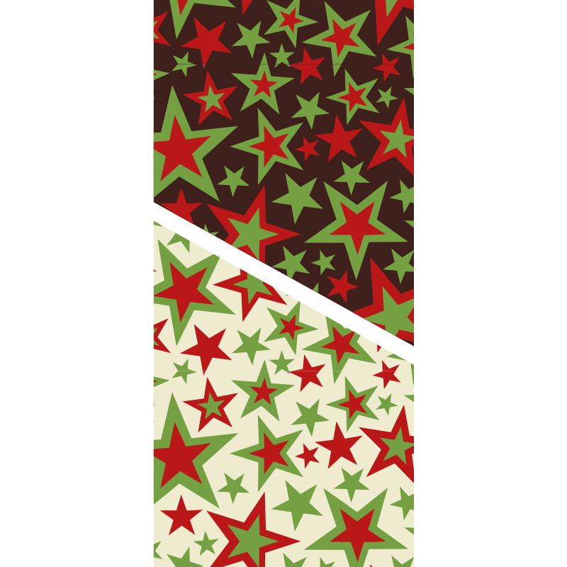 Cargill - Leman LM46011 - transfer star green red 30 x 40 cm (30 Pcs) (LM46011)