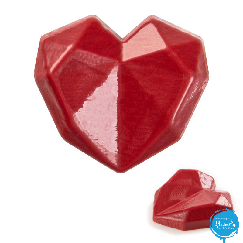 Cargill - Leman LM68044 - Heart red origami 3x2,75 cm (105 Pcs) (LM68044)