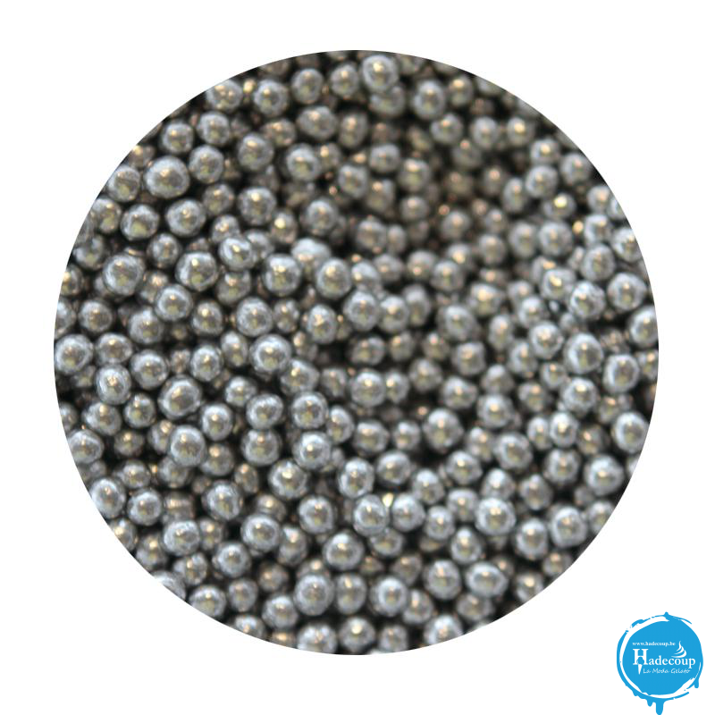 Cargill - Leman LM57364 - Pearls pearly silver no E171 0,4 cm 1,3 kg (1.3 Pcs) (LM57364)