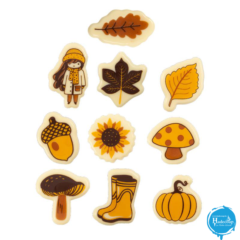 Cargill - Leman LM14731 - Autumn stickers 4 cm (100 Pcs) (LM14731)