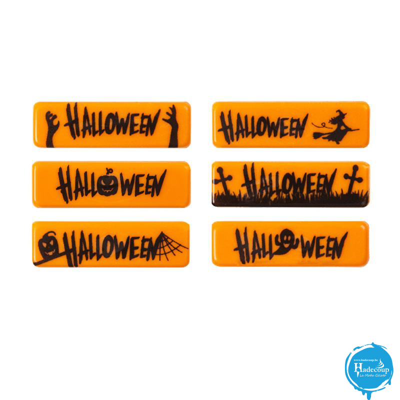 Cargill - Leman LM91132 - Plate Halloween orange 4,5x1,3 cm (100 Pcs) (LM91132)