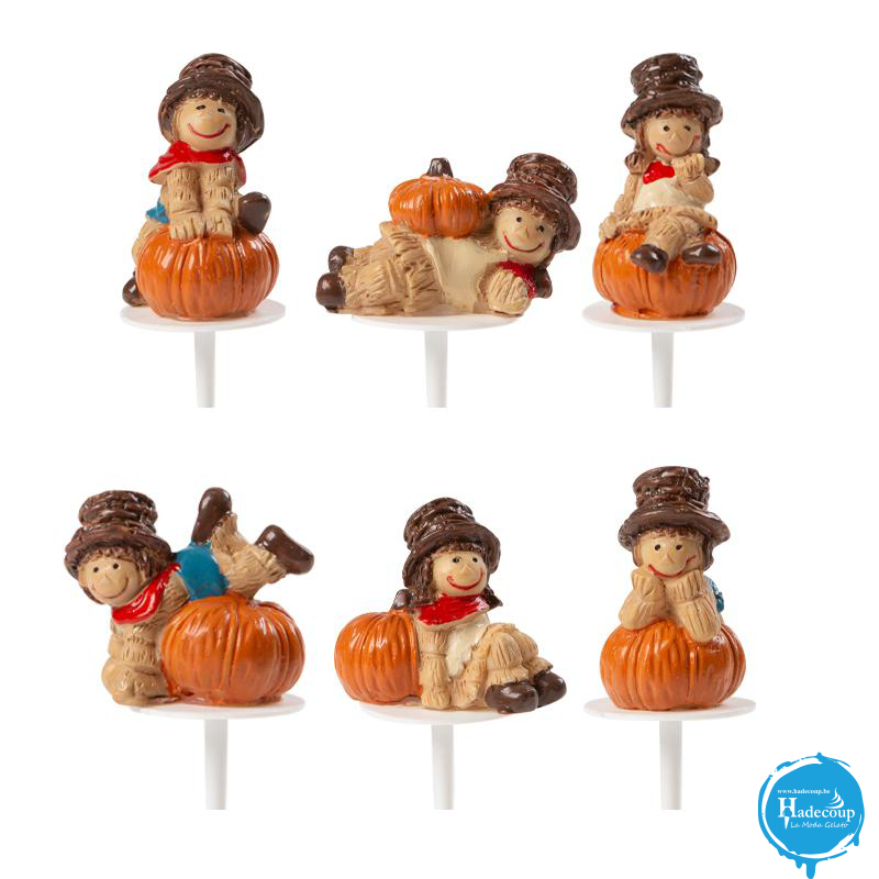 Cargill - Leman LM14159 - Kids on pumpkin 4 cm (32 Pcs) (LM14159)