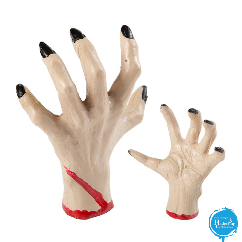 Cargill - Leman LM91156 - Halloween hand 7x6 cm (12 Pcs) (LM91156)