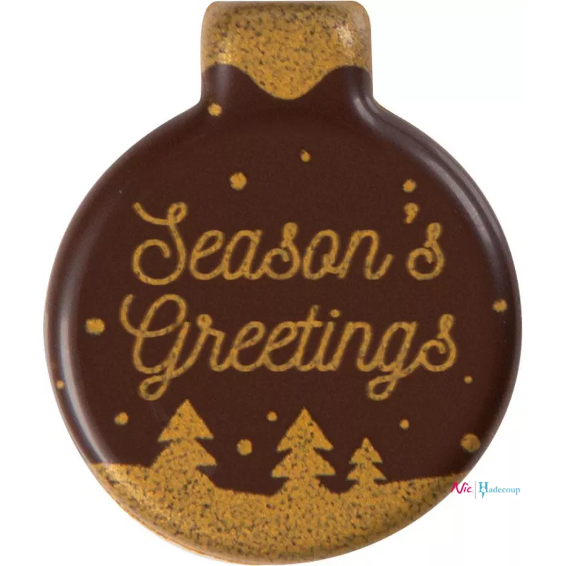 Cargill - Leman LM14535 - Xmasball Season's Greetings 2,5 cm (300 Pcs) (LM14535)