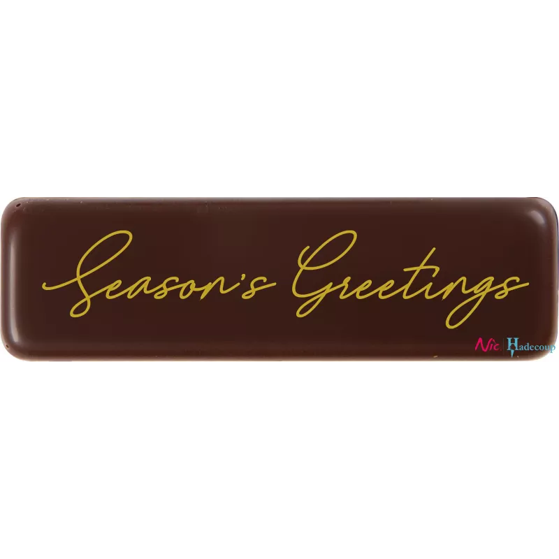 Cargill - Leman LM15253 - Plate Season's greetings 4,5x1,3 cm (200 Pcs) (LM15253)