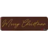 Cargill - Leman LM15383 - Plate Merry Xmas  4,5x1,3 cm (300 Pcs) (LM15383)