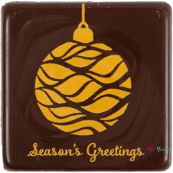 Cargill - Leman LM15388 - Square Season's Greetings 3,8x3,8 cm (120 Pcs) (LM15388)