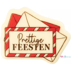 Cargill - Leman LM15597 - Letters Prettige feesten 5x4 cm (75 Pcs) (LM15597)