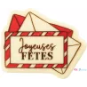 Cargill - Leman LM15598 - Letters Joyeuses fetes 5X14 cm (75 Pcs) (LM15598)