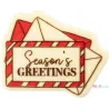 Cargill - Leman LM15599 - Letters Season's greetings 5x4 cm (75 Pcs) (LM15599)