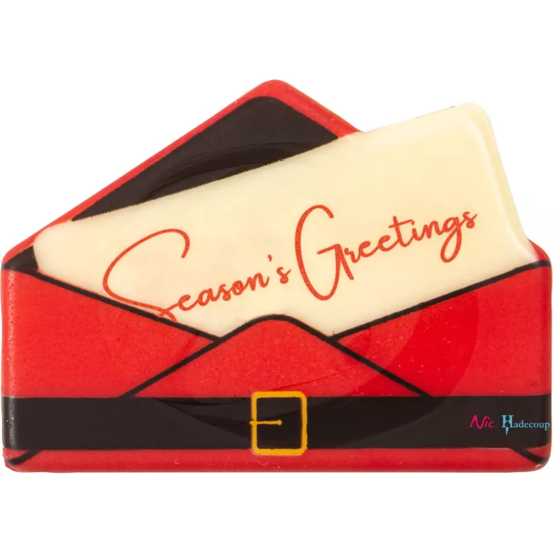 Cargill - Leman LM15655 - Plate envelop Season's Greetings 5x3,6 cm (60 Pcs) (LM15655)