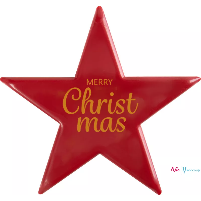 Cargill - Leman LM15759 - Star Merry Christmas 5,5 cm (60 Pcs) (LM15759)