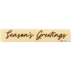 Cargill - Leman LM15844 - Plate Season's Greetings 8x1,5 cm (120 Pcs) (LM15844)